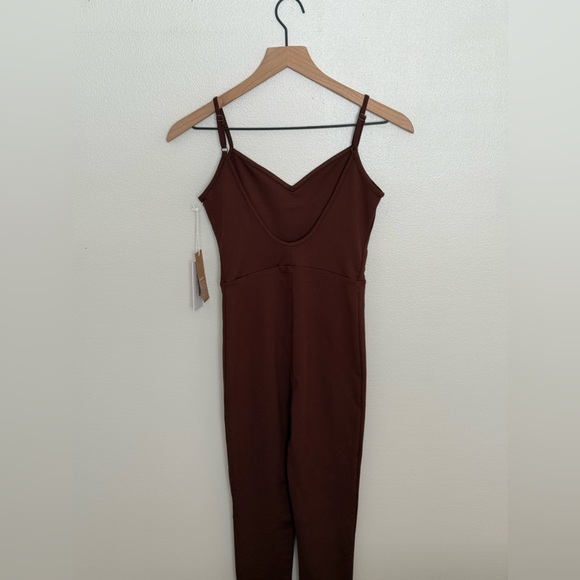 REFORMATION Emmy Ecostretch Jumpsuit - Chestnut - Picture 6 of 13